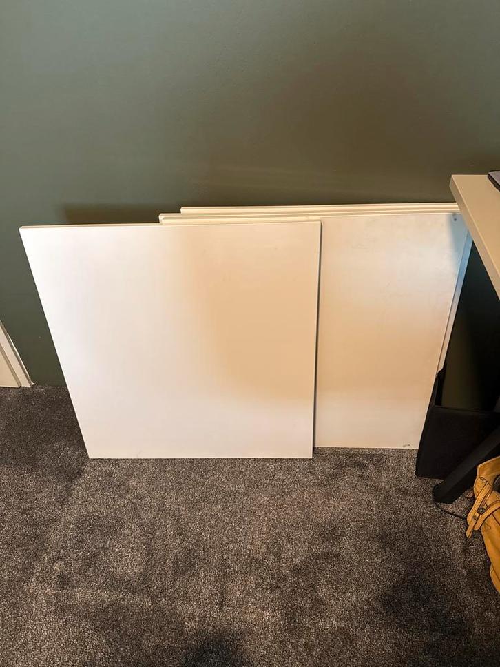4x Lapviken deurtjes hoogglans wit 60x60cm, Huis en Inrichting, Woonaccessoires | Memoborden, Gebruikt, Overige typen, Ophalen