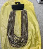Ketting.     7 rijen.    zilverkleur!   nieuw!, Ophalen of Verzenden, Nieuw, Overige materialen