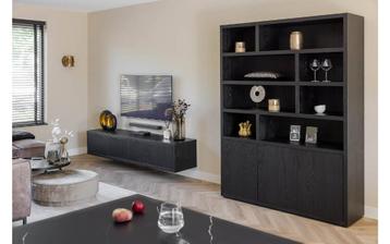 Goossens Buffetkast Barcelona eikenhout 158x45x212 als nieuw beschikbaar voor biedingen