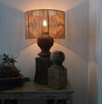 Mooie houten schemerlamp, Ophalen of Verzenden, Minder dan 50 cm