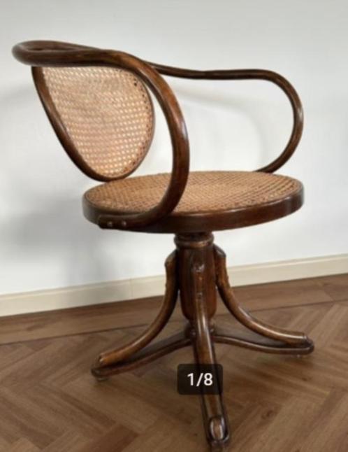 Vintage THONET Bureaustoel (voor Zpm Radomsko)., Antiek en Kunst, Antiek | Meubels | Stoelen en Banken, Ophalen