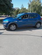 Dacia Sandero 1.0 TCe 100pk Bi-fuel GPF 2021 Blauw, Auto's, Dacia, Voorwielaandrijving, Zwart, Blauw, Parkeersensor