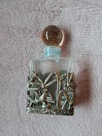 Vintage verzilverd (?) Parfum flesje rechthoek, Ophalen of Verzenden
