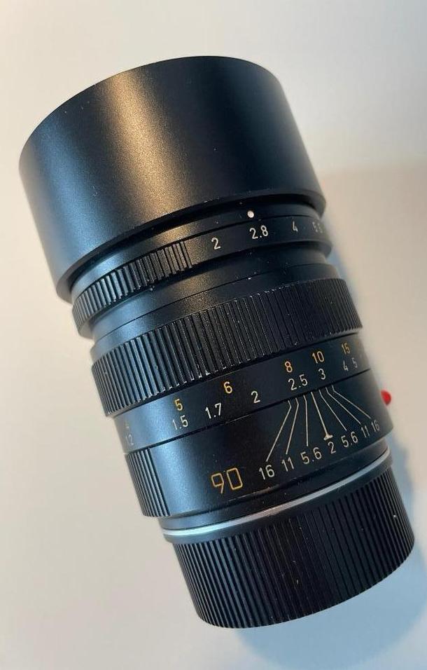 Leica Summicron 90mm v3, Audio, Tv en Foto, Fotografie | Lenzen en Objectieven, Gebruikt, Telelens, Ophalen of Verzenden