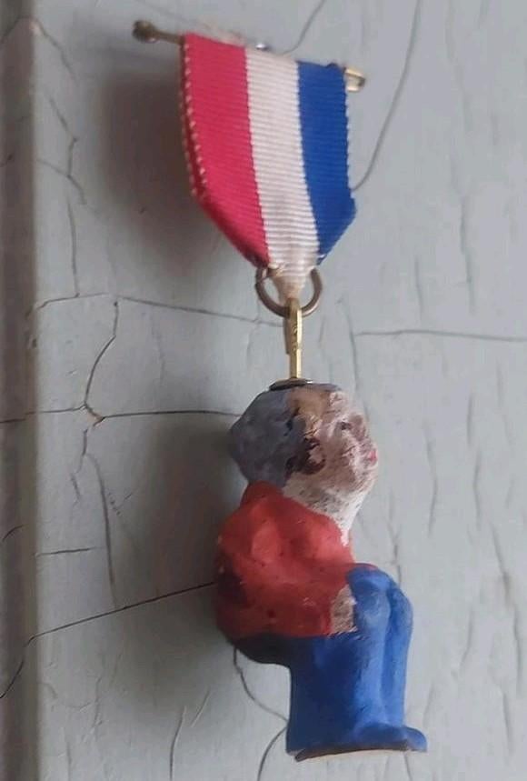 Antieke Papier-mache FANNY troostprijs uit ca 1900, Antiek en Kunst, Ophalen of Verzenden