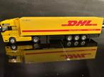 MAN TGA XXL Dhl met 3 as oplegger in originele doos, Ophalen of Verzenden, Nieuw, Bus of Vrachtwagen, NZG