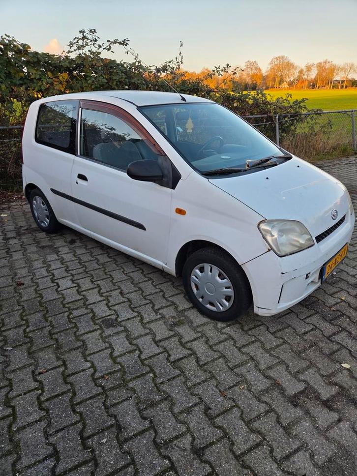 Daihatsu Cuore 1.0 3D AUT 2004 wit, Auto's, Daihatsu, Bedrijf, Cuore, Radio, Benzine, D, Hatchback, Automaat, Origineel Nederlands