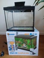 Aquarium 20 liter compleet met verlichting, Ophalen of Verzenden, Zo goed als nieuw, Leeg aquarium