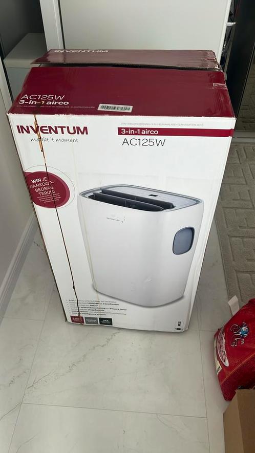 Inventum airco AC125W 3 in 1 (nooit gebruikt), Witgoed en Apparatuur, Airco's, Nieuw, Mobiele airco, 60 tot 100 m³, 3 snelheden of meer