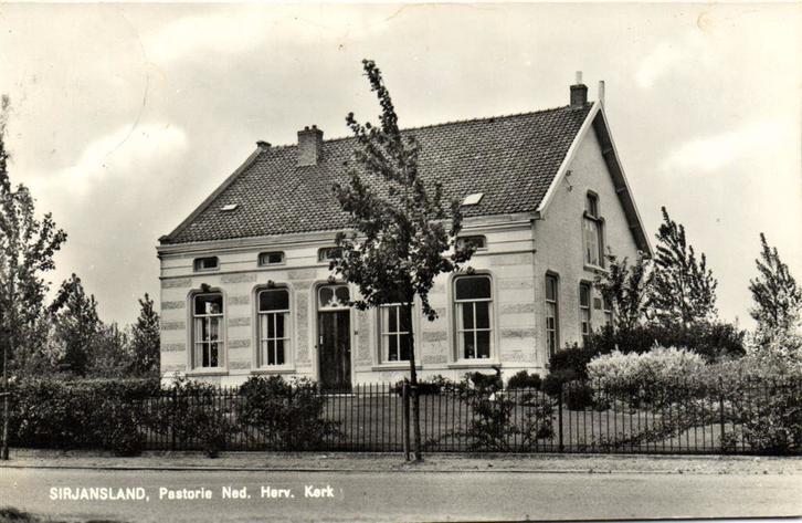 Sirjansland, Pastorie Ned. Herv. Kerk - 1962 gelopen, Verzamelen, Ansichtkaarten | Nederland, Gelopen, Noord-Brabant, Voor 1920