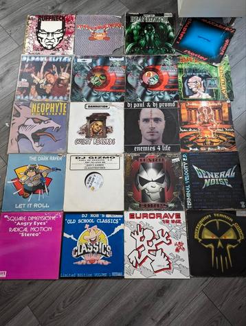 Hardcore Vinyl lot, gebruikt