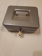 Geldkistje/kluisje zilver met slot. Nieuw, Verzamelen, Ophalen of Verzenden, Nieuw, Metaal of Blik, Dier