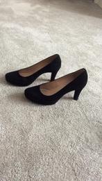 Unisa Zwarte Leren Pumps - Maat 36, Kleding | Dames, Schoenen, Ophalen of Verzenden, Zo goed als nieuw, Zwart, Pumps