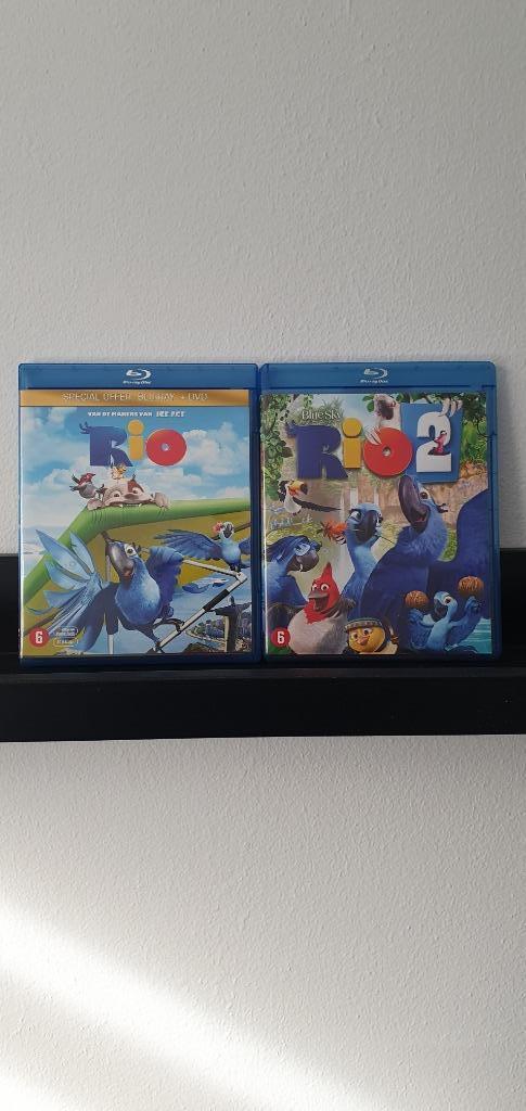 Rio & Rio 2        Blu-Ray, Cd's en Dvd's, Blu-ray, Zo goed als nieuw, Tekenfilms en Animatie, Ophalen of Verzenden