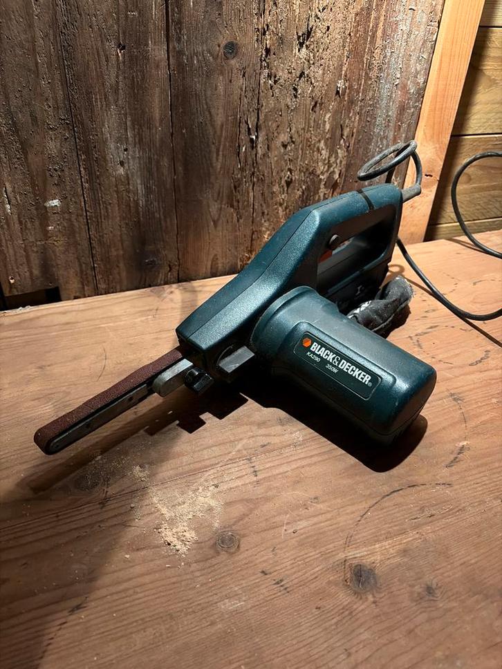Black & Decker Bandschuurmachine KA290, Doe-het-zelf en Verbouw, Gereedschap | Schuurmachines, Gebruikt, Bandschuurmachine, Minder dan 600 watt