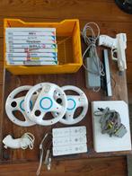 Nintendo Wii : zeer complete set!, Spelcomputers en Games, Ophalen, Gebruikt, Met 3 controllers of meer, Met games