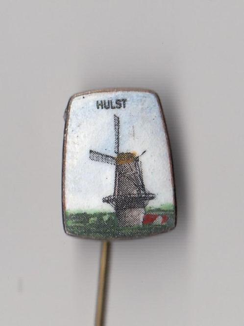 Hulst Molen speldje, Verzamelen, Speldjes, Pins en Buttons, Gebruikt, Speldje of Pin, Overige onderwerpen, Ophalen of Verzenden