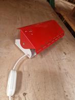 Vintage rood bed lampje nachtlampje, Ophalen, Zo goed als nieuw
