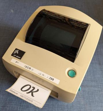 ZEBRA LP2844 EPL Labelprinter USB, parallel, serieel beschikbaar voor biedingen