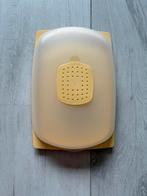 Tupperware cheesesmart kaasdoos laag., Ophalen of Verzenden, Zo goed als nieuw, Geel, Overige typen