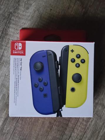 Nintendo Joy-con pair donker blauw/neon geel - Origineel beschikbaar voor biedingen