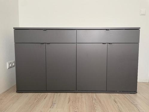 Buffetkast VIHALS Ikea – donkergrijs, Huis en Inrichting, Kasten | Buffetkasten, Gebruikt, Minder dan 100 cm, 100 tot 150 cm, 25 tot 50 cm