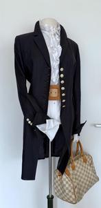 Scapa maat40/42 dr blauwe linnen blazer jas met wapenknopen, Ophalen of Verzenden