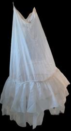 Witte Petticoat Maat 38 (M) met Hoepels, Kleding | Dames, Carnavalskleding en Feestkleding, Maat 38/40 (M), Huwelijk, Ophalen of Verzenden
