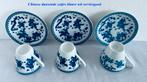 3x Kop & Schotel samen € 20 Zotjes Blauw Wit China, Antiek en Kunst, Ophalen