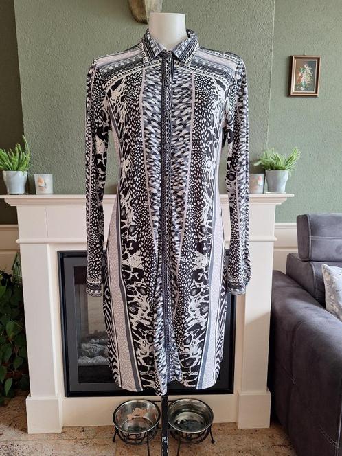 Hale Bob schitterende travelstof jurk M 38 40 Gratis Verzend, Kleding | Dames, Jurken, Zo goed als nieuw, Maat 38/40 (M), Zwart