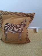 Kussen Zebra, Ophalen of Verzenden, Gebruikt, Overige kleuren, Vierkant
