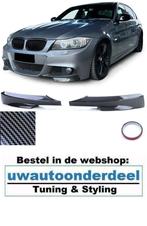 Bmw 3 Serie E90 E91 LCI M Pack Splitters Hoeken Carbon Look, Verzenden