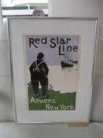Red Star Line - Antwerpen - poster - België, Ophalen of Verzenden