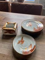 Japans Servies met Gouden Details, Antiek en Kunst, Ophalen of Verzenden