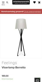 Feelings Vloerlamp Berretto - zonder kap - €30, Ophalen of Verzenden, Zo goed als nieuw