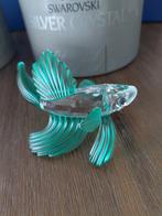 Swarovski Groene Siamese vechtende vissen, Ophalen of Verzenden, Nieuw, Figuurtje