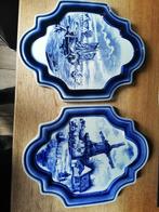2x delfts blauw Boch plaquette, Antiek en Kunst, Ophalen of Verzenden