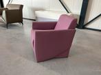 Showmodel Jori Pronto fauteuil Roze Leer Design stoel, Huis en Inrichting, Fauteuils, Nieuw, Leer, Ophalen of Verzenden, 75 tot 100 cm