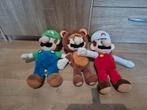 3 marios bros knuffels Luigi en mario, Ophalen of Verzenden, Zo goed als nieuw, Overige typen