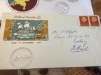 No2647 Holland Amerika lijn bovenkant geopend 3-9-1959 Heb o, Postzegels en Munten, Postzegels | Eerstedagenveloppen, Ophalen