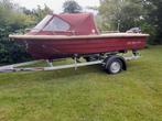 Rhea 460 sloep met 9.9 pk Mercury, Watersport en Boten, Ophalen, Tot 10 pk, Zo goed als nieuw, 3 tot 6 meter