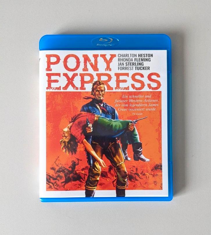 Pony Express | 1953 | Charlton Heston, Cd's en Dvd's, Blu-ray, Zo goed als nieuw, Klassiekers, Verzenden