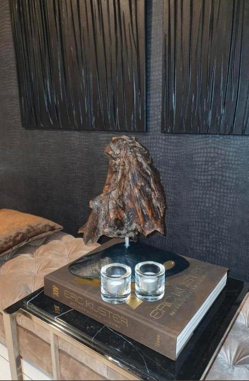 Exclusieve Olijfhout ornament op voet!, Huis en Inrichting, Woonaccessoires | Overige, Zo goed als nieuw, Ophalen