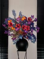 Vaas met zijdebloemen, Ophalen, Overige kleuren, Aardewerk of Porselein, Zo goed als nieuw