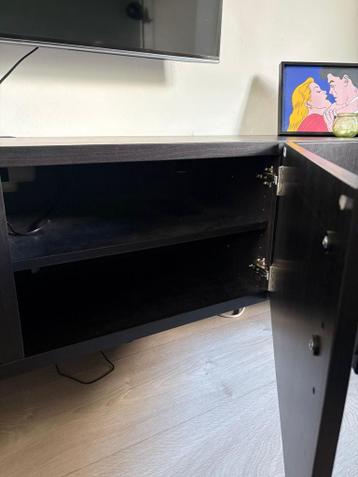 IKEA BESTÅ TV-meubel zwartbruin – 240 cm – incl. muurbeugels - afbeelding 4