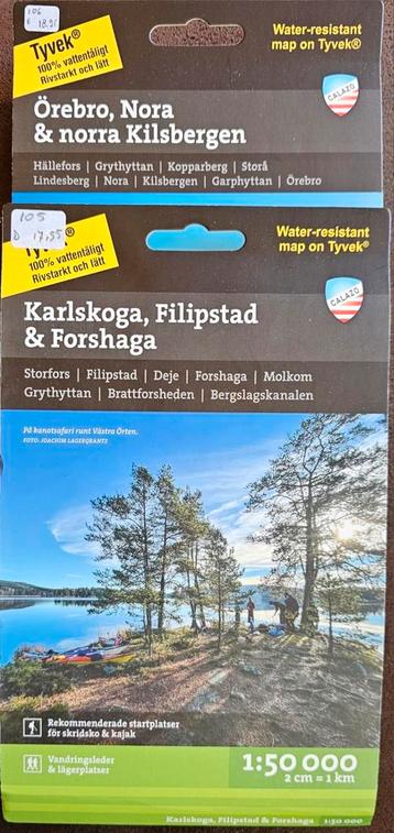 Calazo kaarten Zweden Filipstad en Örebro beschikbaar voor biedingen