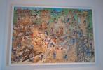 Leuke opgeplakte puzzel Jan van Haasteren Middeleeuwen, Huis en Inrichting, Ophalen, Overige typen, 125 cm of meer, Zo goed als nieuw