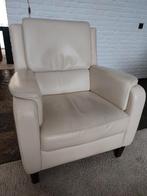 Leren fauteuil (Prominent), Huis en Inrichting, Fauteuils, Ophalen, Gebruikt, 75 tot 100 cm, Leer