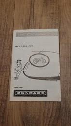 Zundapp Accessoires folder uit de 60 er jaren  NL, Verzenden, Zo goed als nieuw