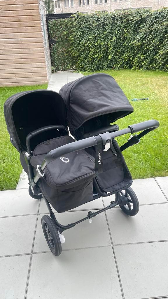 Bugaboo Donkey 5 Mono + Uitbreidingsset - Midnight black, Kinderen en Baby's, Kinderwagens en Combinaties, Nieuw, Kinderwagen